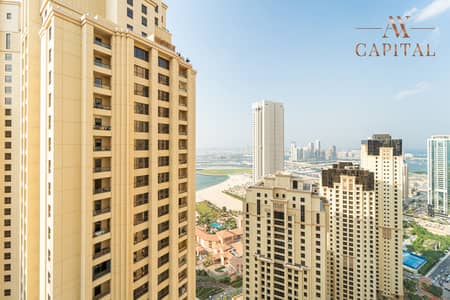 4 Bedroom Apartment for Sale in Jumeirah Beach Residence (JBR), Dubai - High Floor | Full Marina View | 4BR plus maids