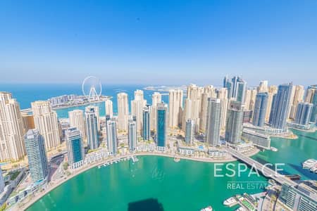 4 Bedroom Apartment for Sale in Dubai Marina, Dubai - High Floor | Full Marina View | 4 Bedroom