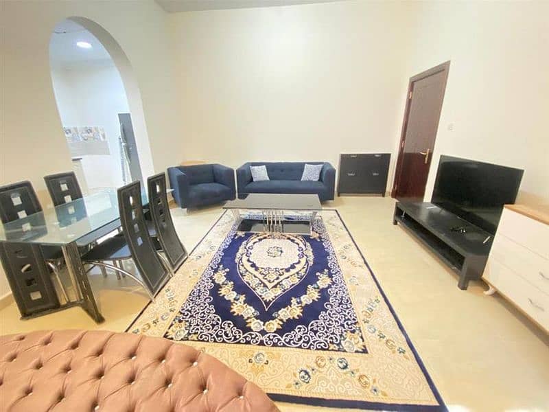 European Compound Fully Furnished Studio Shared Pool  Separate Kitchen and Well Proper Washroom In KCA
