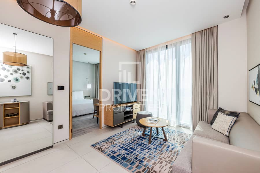 Furnished and Serviced Unit | High Floor