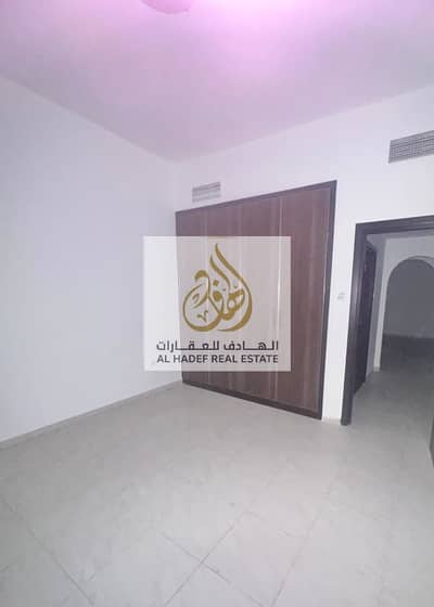 2 Bedroom Apartment for Rent in Al Nuaimiya, Ajman - Two rooms and a large hall with 2 bathrooms. The room is master, the hall is separate, central air conditioning, and two wall safes, with a free month