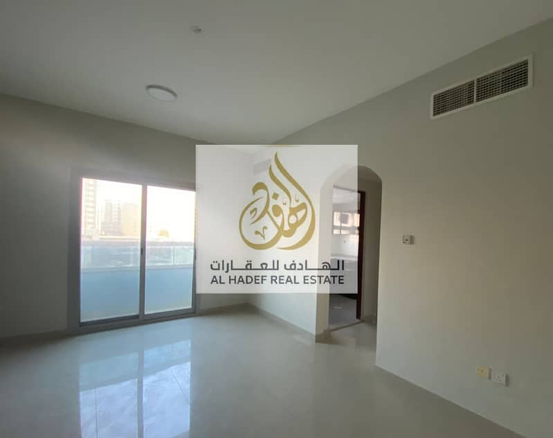 For annual rent in Ajman    Two-room apartment with a living room in Al Jurf 2, area with balcony and 1 bathroom  Behind Garden City Towers, a prime l