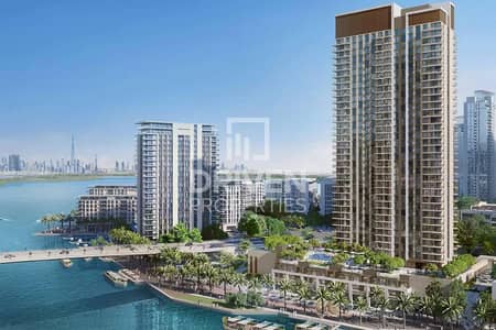 1 Bedroom Apartment for Sale in Sobha Hartland, Dubai - Scenic Waterfront Unit with a Powder Room
