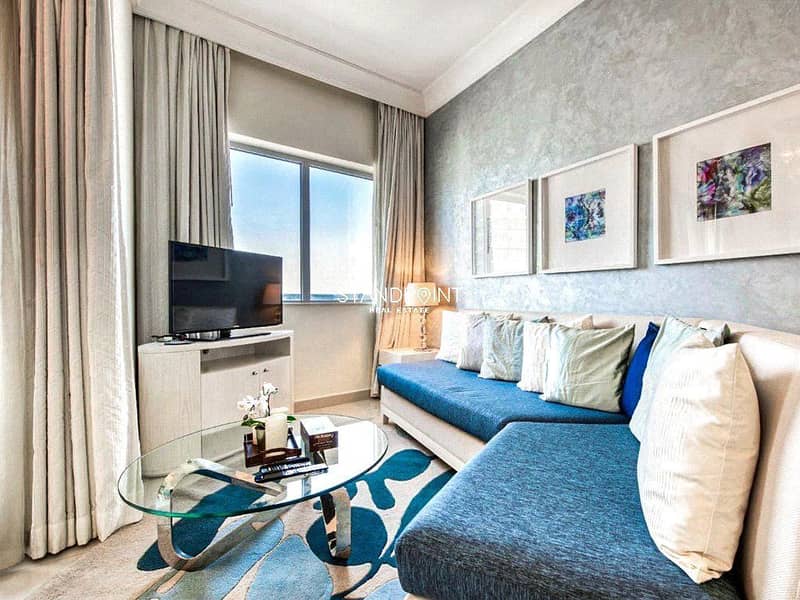 位于迪拜市中心，招牌酒店式公寓 1 卧室的公寓 1500000 AED - 8615823
