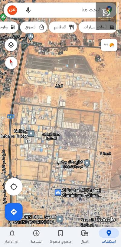 Industrial Land for Sale in Al Sajaa Industrial, Sharjah - For sale in Sharjah, Al-Saja’a Industrial Area, industrial land, area of ​​20,000 thousand feet, industrial permit, Hota and Shabrat, excellent location, freehold, all Arab nationalities. The Al-Saja’a area is characterized by easy entry and exit, close t