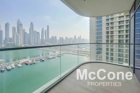 3 Bedroom Flat for Rent in Dubai Harbour, Dubai - Vacant | Unfurnished | Corner Unit
