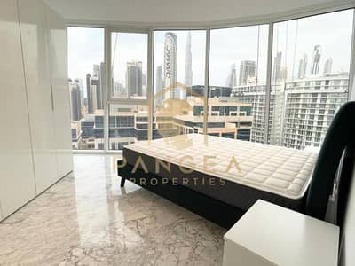 2 Bedroom Apartment for Rent in Business Bay, Dubai - Burj Khalifa View | Premium Furnishing | Mid of March