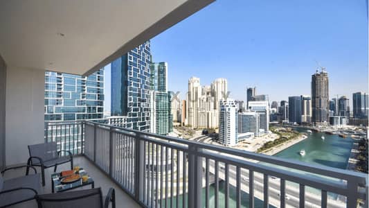 2 Bedroom Flat for Rent in Dubai Marina, Dubai - Furnished | Full Marina View | Vacant