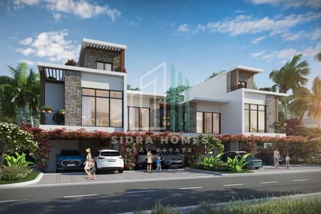 4 Bedroom Villa for Sale in DAMAC Lagoons, Dubai - Ibiza - Front. jpg