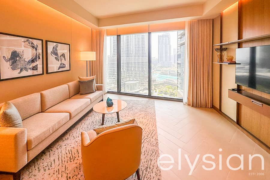 位于迪拜市中心，迪拜歌剧院谦恭公寓，The Address Residences Dubai Opera Tower 2 3 卧室的公寓 500000 AED - 8714978