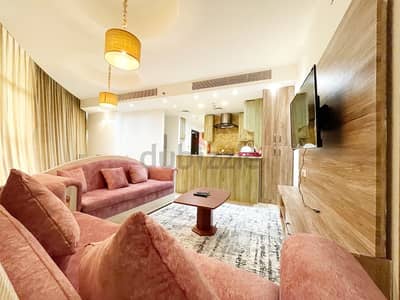فلیٹ 2 غرفة نوم للايجار في مدينة دبي الرياضية، دبي - NO COMMISSION | ALL INCLUSIVE | FURNISHED 2BR APARTMENT WITH 3 BEDS | GOLF VIEW