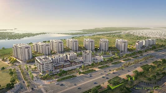 2 Bedroom Flat for Sale in Yas Island, Abu Dhabi - ALDAR_Ansam2_CGI03_Aerial_04. jpg