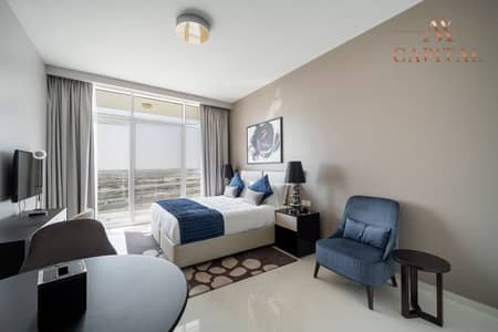 Studio for Sale in DAMAC Hills, Dubai - Fully Furnished | Serviced Apartment | Pool View