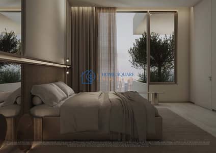 2 Cпальни Апартаменты Продажа в Мохаммед Бин Рашид Сити, Дубай - MU 11 & 12_2 BHK-Corner Unit_Bedroom. jpg