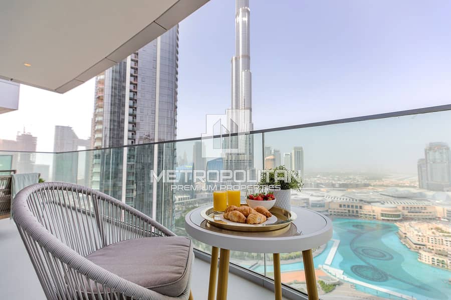 Perfect Location | Burj Khalifa and Fountain Views