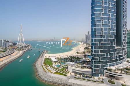 1 Bedroom Flat for Rent in Dubai Marina, Dubai - Sea and Dubai Eye View | Fully Furnished