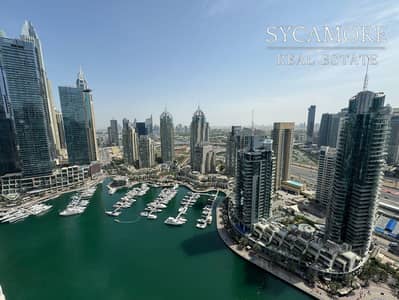 3 Bedroom Apartment for Rent in Dubai Marina, Dubai - Full Marina View | Modern Layout | Vacant