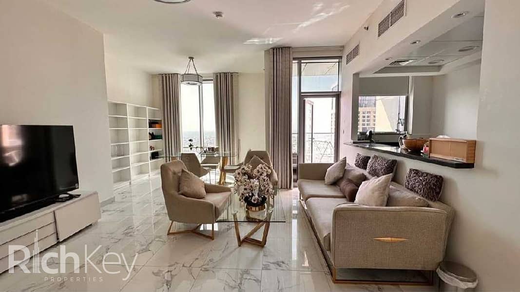2 BR | Big Layout | Dubai Canal and Sea View