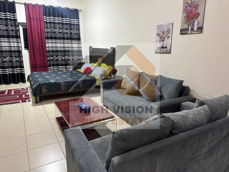 FURNISHED STUDIO FOR RENT IN AJMAN ONE TOWERS