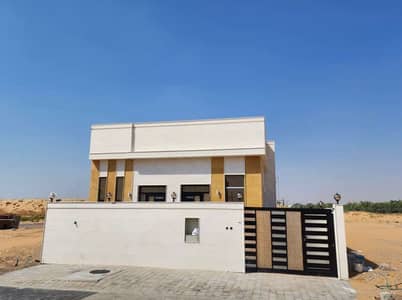 3 Bedroom Villa for Sale in Al Helio, Ajman - For sale, villa in Al Helio 3 rooms, kitchen, hall and sitting room The land is 3000 feet 850,000 thousand Qar Street The villas are luxurious New, first inhabitant