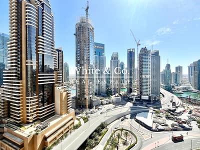 Studio for Rent in Dubai Marina, Dubai - Partial Marina View | Mid Floor | Vacant
