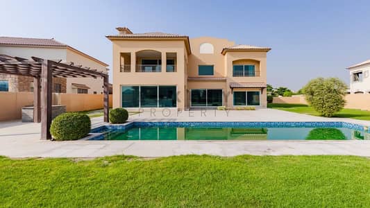 5 Bedroom Villa for Rent in Jumeirah Golf Estates, Dubai - Private Pool | Golf Views | Upgraded | Huge Plot