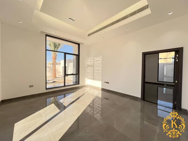 Brand New Modern Villa 7 Master Bedrooms Driver Room Majlies And Hall At Al Shawamekh City