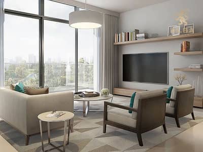 شقة 2 غرفة نوم للبيع في دبي هيلز استيت، دبي - luxury-living-room-of-Dubai-Hills-Estate-apartments-for-sale-in-Al-Khail-road. jpg