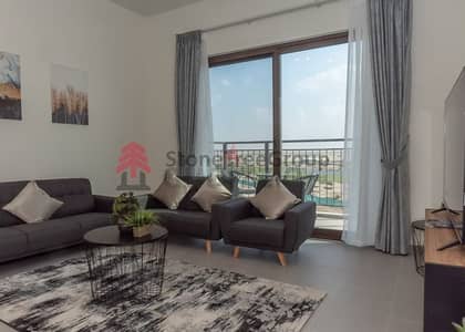 فلیٹ 1 غرفة نوم للايجار في دبي الجنوب، دبي - NO COMMISSION | Furnished 1 BR | Golf Views B