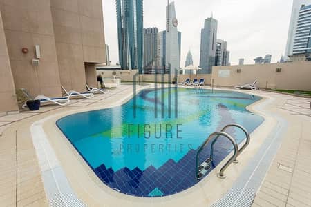فلیٹ 2 غرفة نوم للايجار في شارع الشيخ زايد، دبي - AWR Properties DXB Tower Apt. 1301 Swimming Pool. jpg