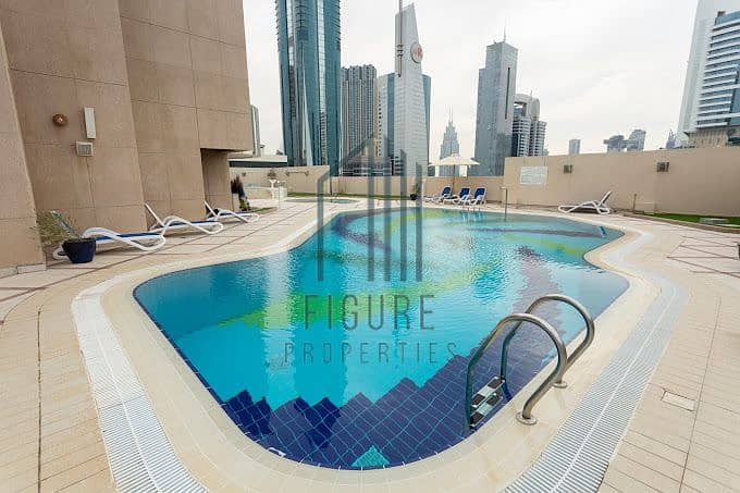 2 AWR Properties DXB Tower Apt. 1301 Swimming Pool. jpg