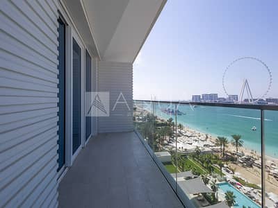 2 Bedroom Apartment for Rent in Jumeirah Beach Residence (JBR), Dubai - Luxury Beachfront Unit | Ain Dubai Views
