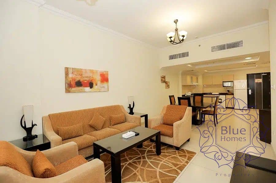 Fully furnished Chiller AC free| 2bhk close to Mall of Emirates