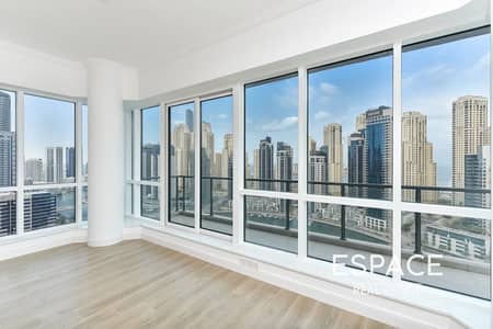 2 Bedroom Apartment for Rent in Dubai Marina, Dubai - Unfurnished | Chiller Free | Marina Views
