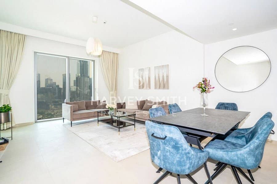 Full Burj View | 3 + Maids | Fully Furnished