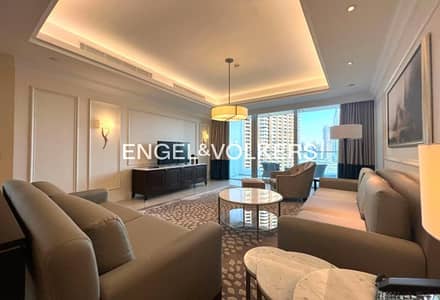 2 Bedroom Flat for Rent in Downtown Dubai, Dubai - Furnished | Serviced | Vacant Now | High Floor