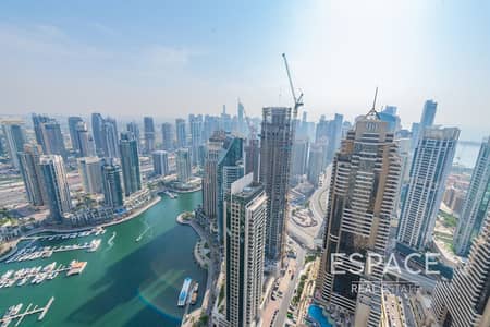 3 Bedroom Apartment for Rent in Dubai Marina, Dubai - Vacant | Unfurnished | Exquisite Views
