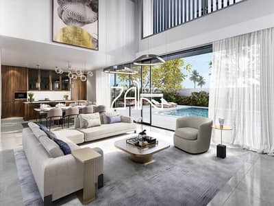 6 Bedroom Villa for Sale in Saadiyat Island, Abu Dhabi - 2 Z1-V6_LIVING KITCHEN DINING. jpg
