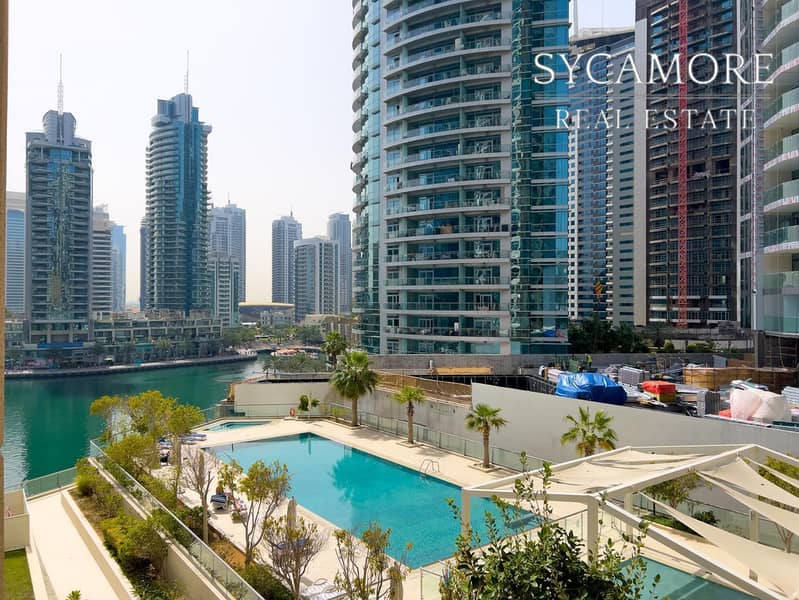 位于迪拜码头，蓝色鸢尾大厦 1 卧室的公寓 110000 AED - 8728355