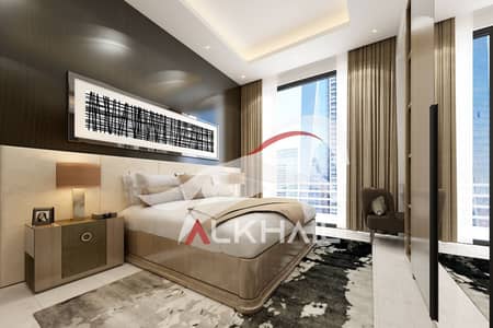 1 Bedroom Flat for Sale in Jumeirah Village Triangle (JVT), Dubai - Cloud Tower at Jumeirah Village Triangle - Bedroom. jpeg