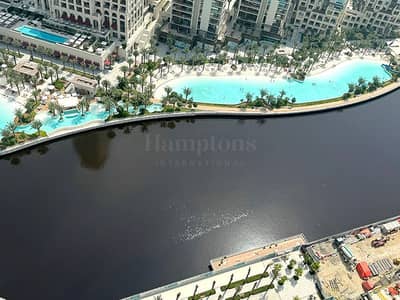 2 Bedroom Flat for Rent in Dubai Creek Harbour, Dubai - High Floor | Beach View | Fully Equipped Kitchen