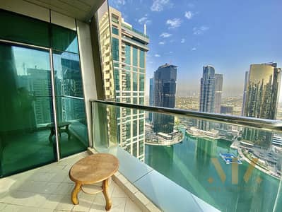 2 Bedroom Flat for Rent in Jumeirah Lake Towers (JLT), Dubai - ReadyI Full Lake View I High Floor I Near Metro