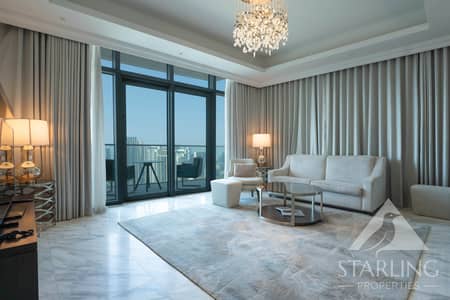 3 Bedroom Apartment for Sale in Downtown Dubai, Dubai - Luxury Furnished | High Floor | Burj View