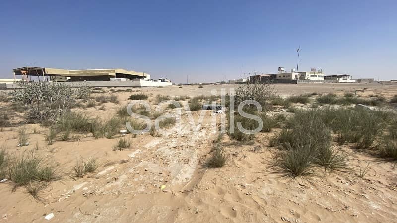 Industrial Plot for sale in Sajaa Industrial area|Main road access
