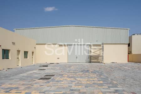 Warehouse for Rent in Emirates Industrial City, Sharjah - Brand New Warehouse | High power | With offices & Open Yard