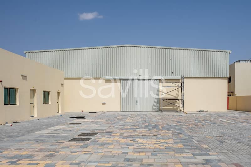 Brand New Warehouse | High power | With offices & Open Yard