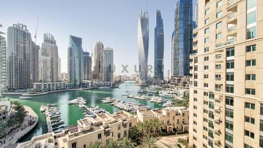 2 Bedroom Flat for Sale in Dubai Marina, Dubai - Full Marina Views | Study | Vacant on Transfer