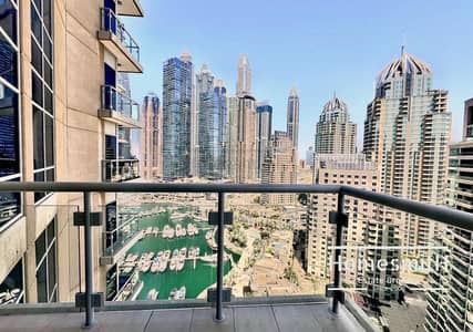 2 Bedroom Flat for Rent in Dubai Marina, Dubai - DUBAI MARINA |High Floor| Bright|Amazing Views