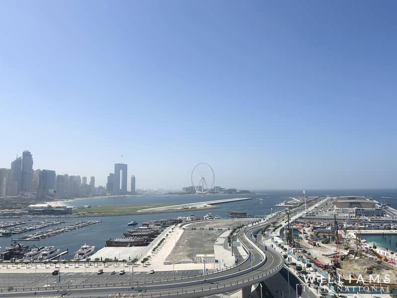 位于迪拜港，艾玛尔海滨社区，日出海湾公寓，日出海湾1号塔楼 2 卧室的公寓 210000 AED - 8734418