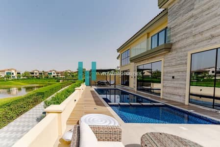 5 Bedroom Villa for Sale in Jumeirah Golf Estates, Dubai - 5 Beds Modern Villa | Fully Furnished | Lake View